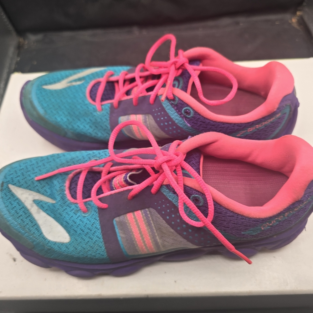 Brooks Women's Athletic Shoes - Teal, Pink, and Purple